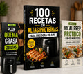 100 Recetas Altas en Proteinas Para Freidora de Aire